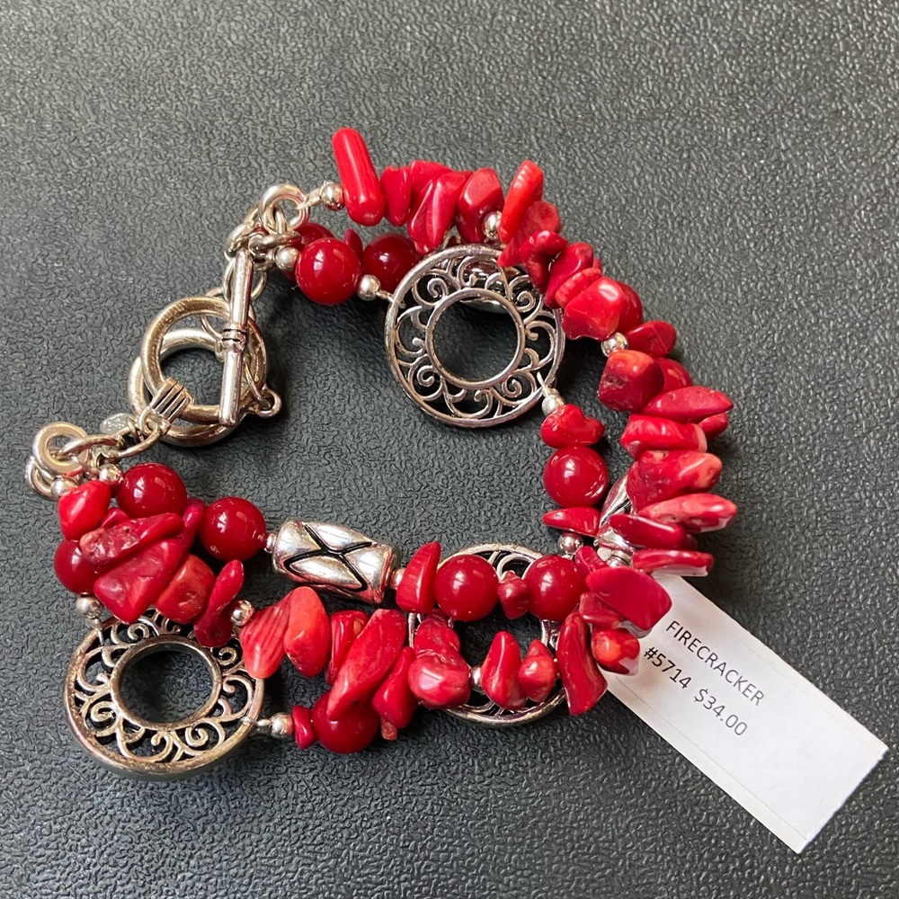 Retired limited edition Firecracker bracelet